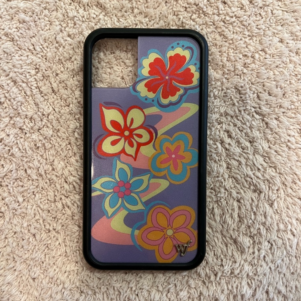 LIKE NEW Wildflower IPhone 11 floral phone case